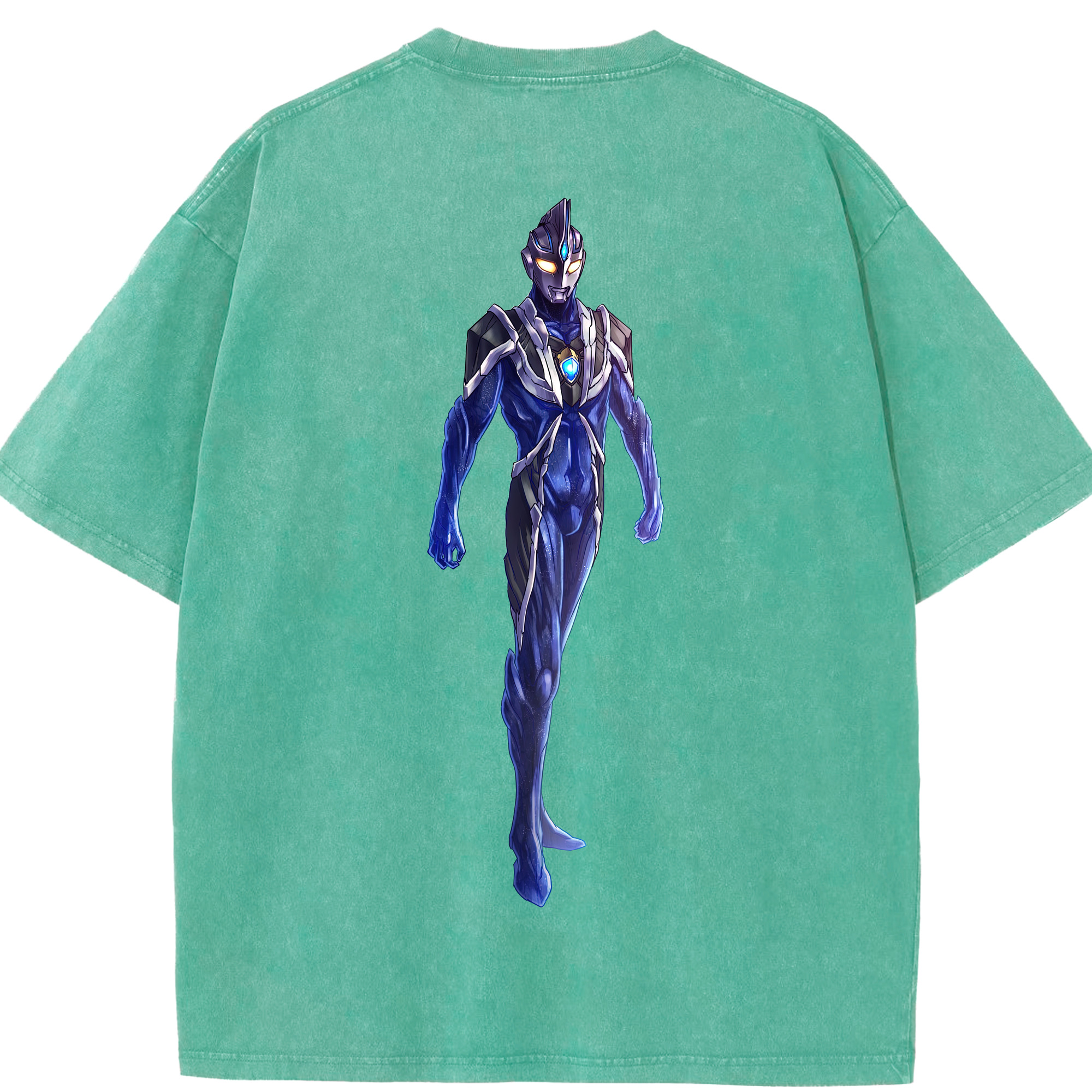 （画像用） ウルトラマン Ultraman 綿100% ヴィンテージ風 半袖Tシャツ（背面プリント）